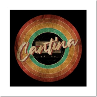 Cantina Vintage Circle Art Posters and Art